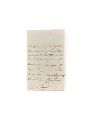Archive of Correspondence from the Hope Family, London, 1809-1824.