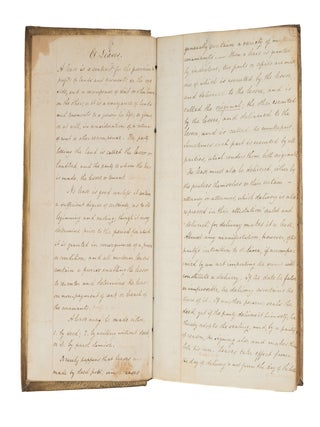 Item #85970 Laws of Landlord and Tenant. England?, early 19th century. Manuscript, Landlord,...
