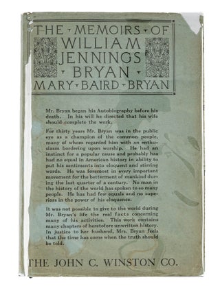 The Memoirs of William Jennings Bryan. First edition.