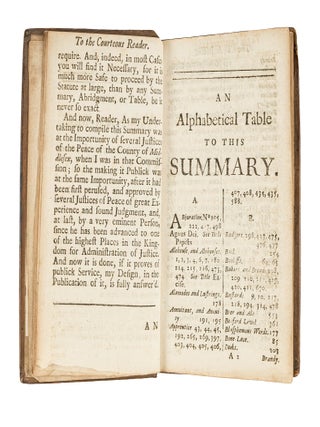 The Justice of Peace His Companion, Or a Summary of All the Acts...