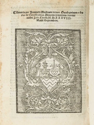 Artis Notarie. Venice, 1538.