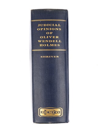 Item #86223 The Judicial Opinions of Oliver Wendell Holmes. Oliver Wendell Holmes, Jr, Harry C...