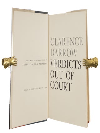Item #86301 Clarence Darrow Verdicts Out of Court. Clarence Darrow