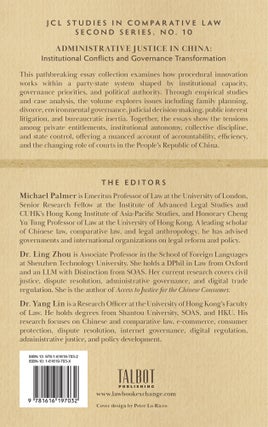 Administrative Justice in China: Institutional Conflicts and...