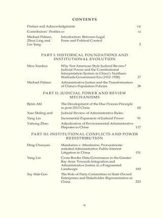 Administrative Justice in China: Institutional Conflicts and...