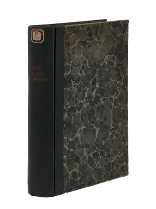 Item #86505 Catalogue of the Law Books in the Library of the Society of Writers. William Ivory