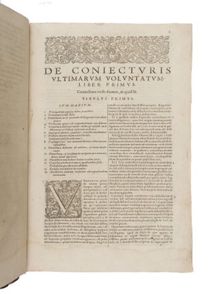 Tractatus de Coniecturis Ultimarum Voluntatum, In Libros Duodecim...