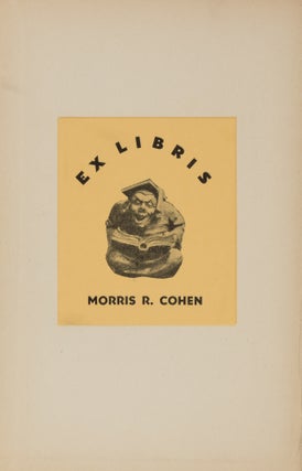 Item #86793 Speeches. 1913. From the Library of Morris R. Cohen. Oliver Wendell Holmes, Morris R....