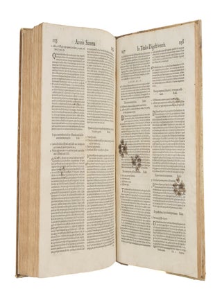 Summa Azonis, Locuples Iuris Civilis Thesaurus... 2 parts in 1 vol.