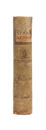 Summa Azonis, Locuples Iuris Civilis Thesaurus... 2 parts in 1 vol.