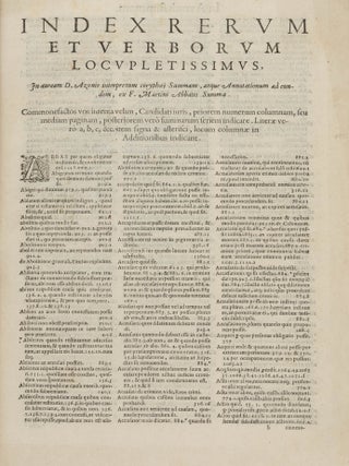 Summa Azonis, Locuples Iuris Civilis Thesaurus... 2 parts in 1 vol.