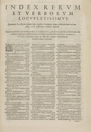 Summa Azonis, Locuples Iuris Civilis Thesaurus... 2 parts in 1 vol.