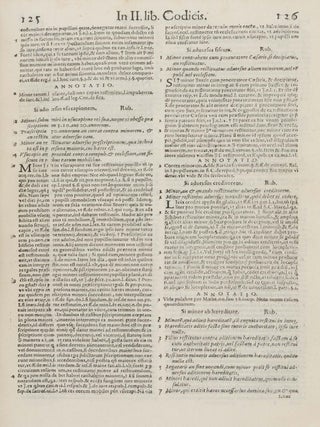 Summa Azonis, Locuples Iuris Civilis Thesaurus... 2 parts in 1 vol.