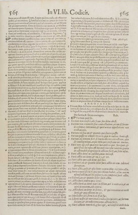 Summa Azonis, Locuples Iuris Civilis Thesaurus... 2 parts in 1 vol.