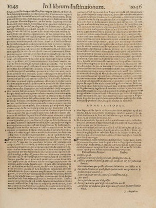 Summa Azonis, Locuples Iuris Civilis Thesaurus... 2 parts in 1 vol.