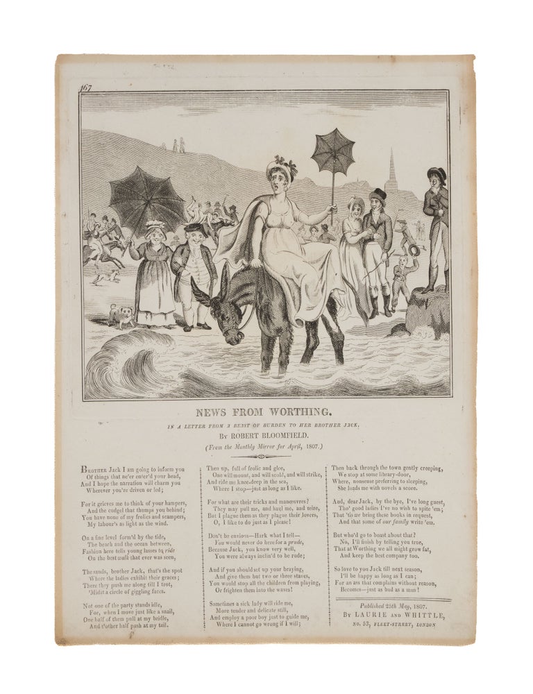Item #86996 News From Worthing, London, 25 May 1807. Isaac Cruikshank.
