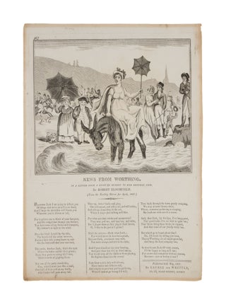 Item #86996 News From Worthing, London, 25 May 1807. Isaac Cruikshank