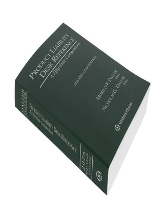Item #87013 Product Liability Desk Reference: A Fifty-State Compendium. 2026 Ed. Morton F....
