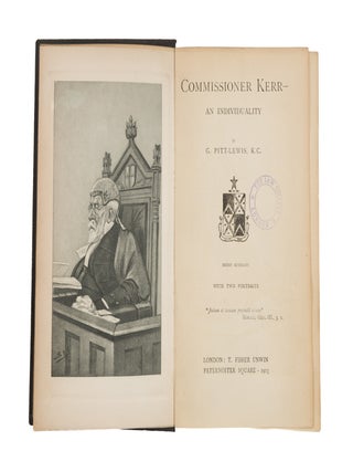 Item #87017 Commissioner Kerr: An Individuality. G. Pitt-Lewis