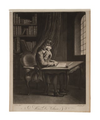 Item #87019 Mons.r De Voltaire, London, 1760. Richard after L. Sen Purcell, Charles Corbutt