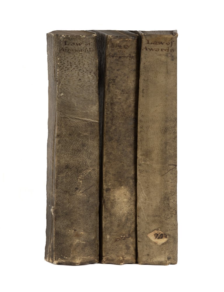 Item #87028 Three 18th Century English Legal Manuscripts. Manuscripts. English Property Law.