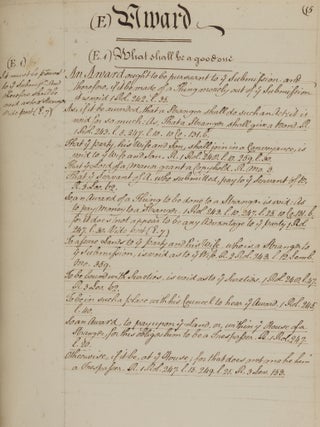 Three 18th Century English Legal Manuscripts.
