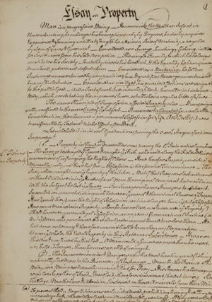 Three 18th Century English Legal Manuscripts.
