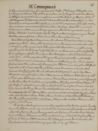 Three 18th Century English Legal Manuscripts.