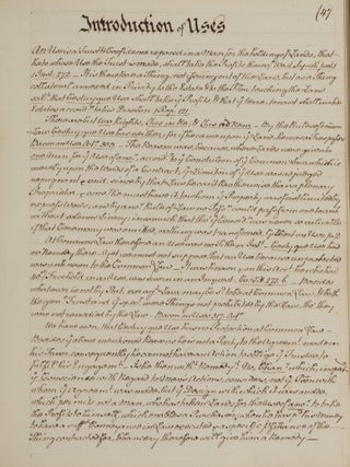 Three 18th Century English Legal Manuscripts.