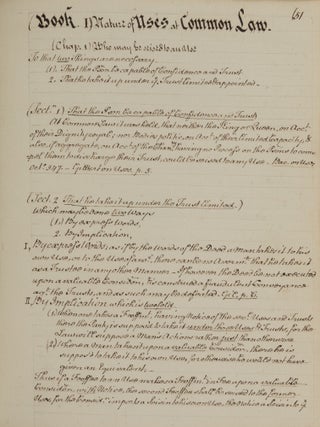 Three 18th Century English Legal Manuscripts.