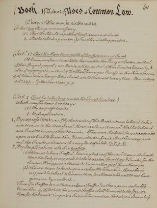 Three 18th Century English Legal Manuscripts.
