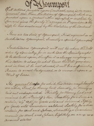 Three 18th Century English Legal Manuscripts.