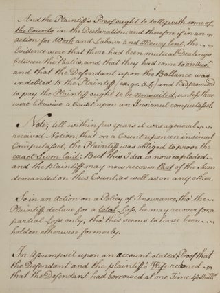 Three 18th Century English Legal Manuscripts.