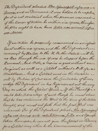 Three 18th Century English Legal Manuscripts.