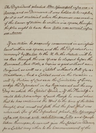 Three 18th Century English Legal Manuscripts.