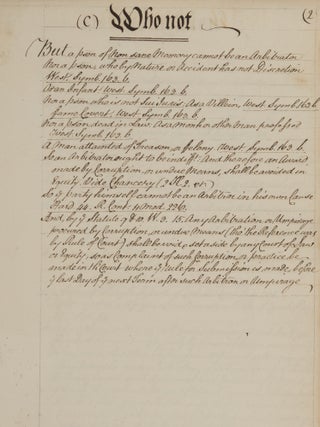 Three 18th Century English Legal Manuscripts.