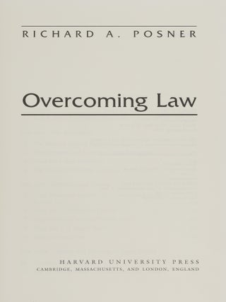 Overcoming Law.
