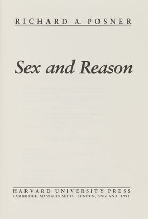 Sex and Reason.