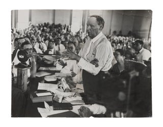 8-1/4" x 10-3/4" Black-and-White Press Photograph of Darrow at the....