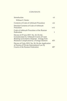 Code of Arbitrazh Procedure of the Russian Federation.
