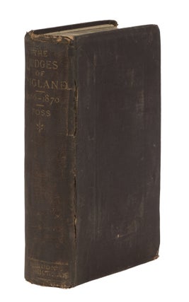 Item #87194 Biographia Juridica: A Biographical Dictionary of the Judges of. Edward Foss