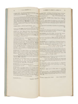 Catalogue VII. New Series. Early Works on Law, Politics, Economics...