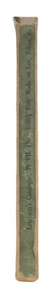Catalogue VII. New Series. Early Works on Law, Politics, Economics...