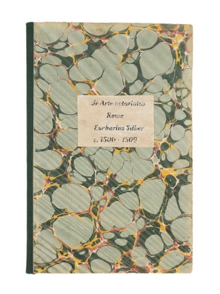 Item #87273 Ars Notariatus. [Rome: Eucario Silber, c. 1500-1509]. Antonius Grassus, Attributed...