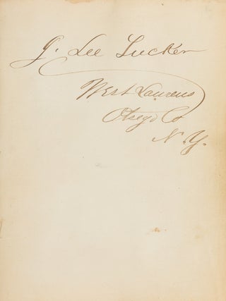 Item #87283 Lawyer's Day Book. West Laurens, Otsego Co., NY, 1872-1887. J. Lee Manuscript....