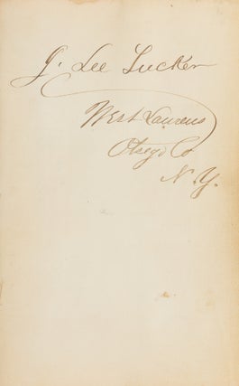 Item #87283 Lawyer's Day Book. West Laurens, Otsego Co., NY, 1872-1887. J. Lee Manuscript....