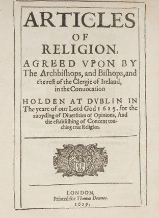 Articles of Religion, Agreed Upon by The Archbishops, and Bishops...